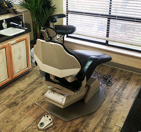 dental office and chair